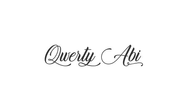 Qwerty Ability font thumb
